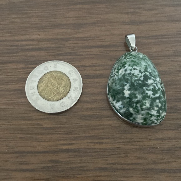 Tree Agate Stone Pendant - Picture 4 of 4